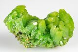 Apple-Green Pyromorphite Crystal Cluster - China #179796-1